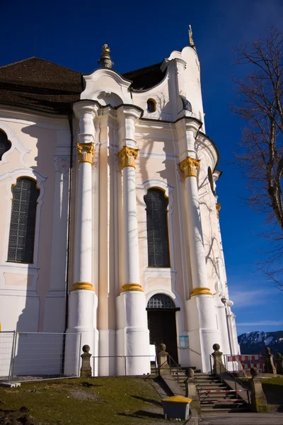 Kościół pielgrzymkowy w Wies sanktuarium — Zdjęcie stockowe
