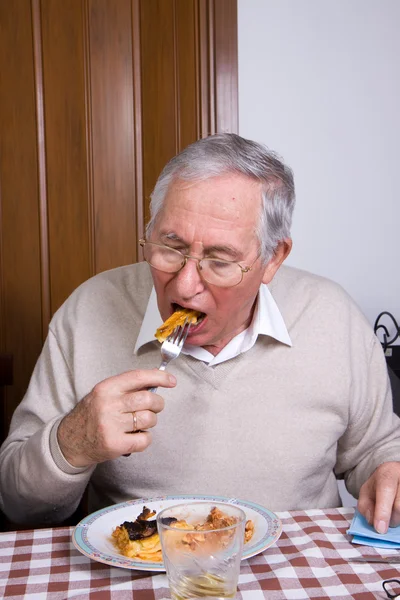 Man at table — Stock Photo, Image