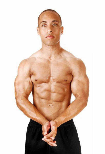 Bodybuilder portret. — Stockfoto