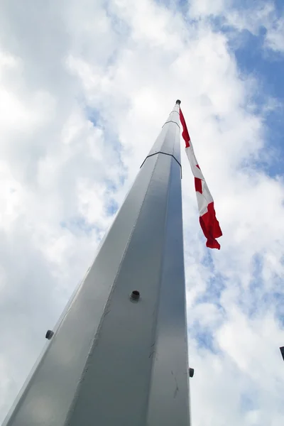 Tall flag pole. — Stock Photo, Image