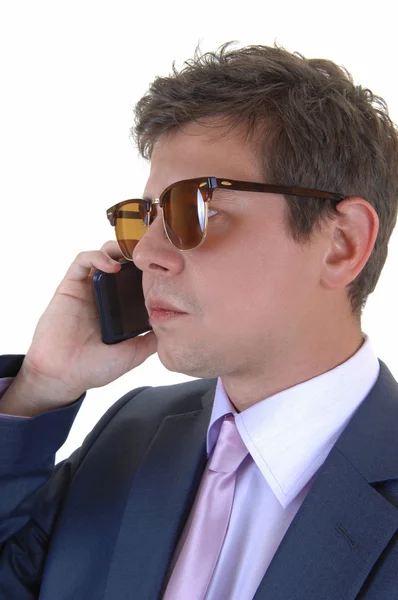 Man on cell phone. — Stock Photo, Image