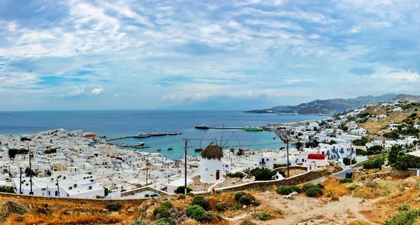 Vista panorámica de Mykonos . — Foto de Stock