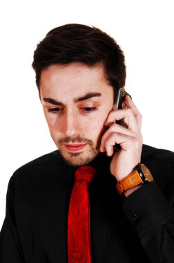 Yong adam cep telefonuyla.