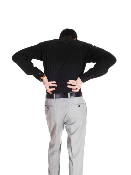 Man with heavy back pain. — Stock Photo, Image