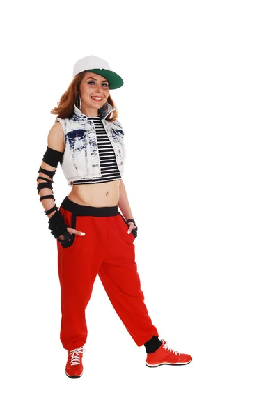 Bella donna hip hop . — Foto Stock