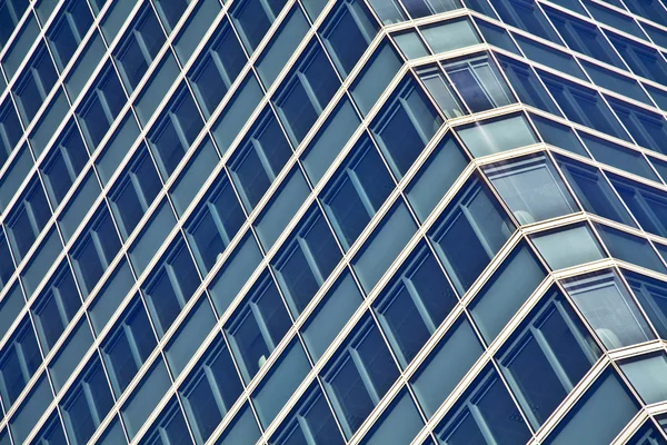 Grattacieli di vetro blu grattacieli — Foto Stock