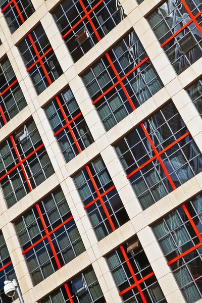 Windows of a high rise building — Stock Photo, Image