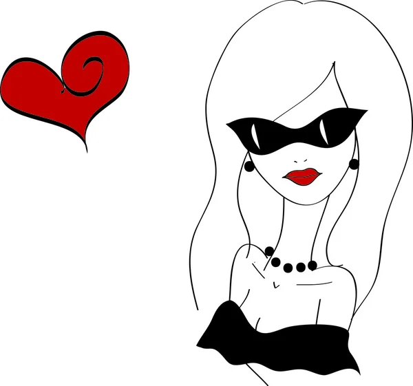 güzel şık Hat sanatı kız aşık