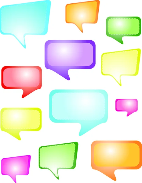 renkli konuşma simge kümesi