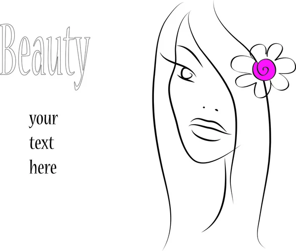 Beauty banner — Stock Vector
