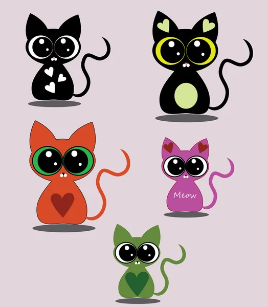 şirin kedi yavrusu simge kümesi