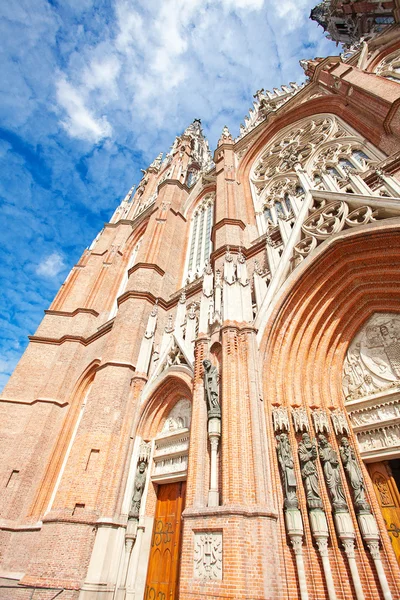 Ο καθεδρικός ναός στην πόλη της Λα Πλάτα, Αργεντινή — Φωτογραφία Αρχείου