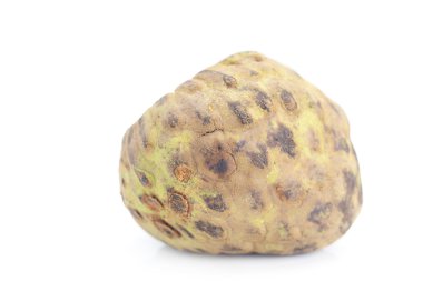 cherimoya üzerinde beyaz izole
