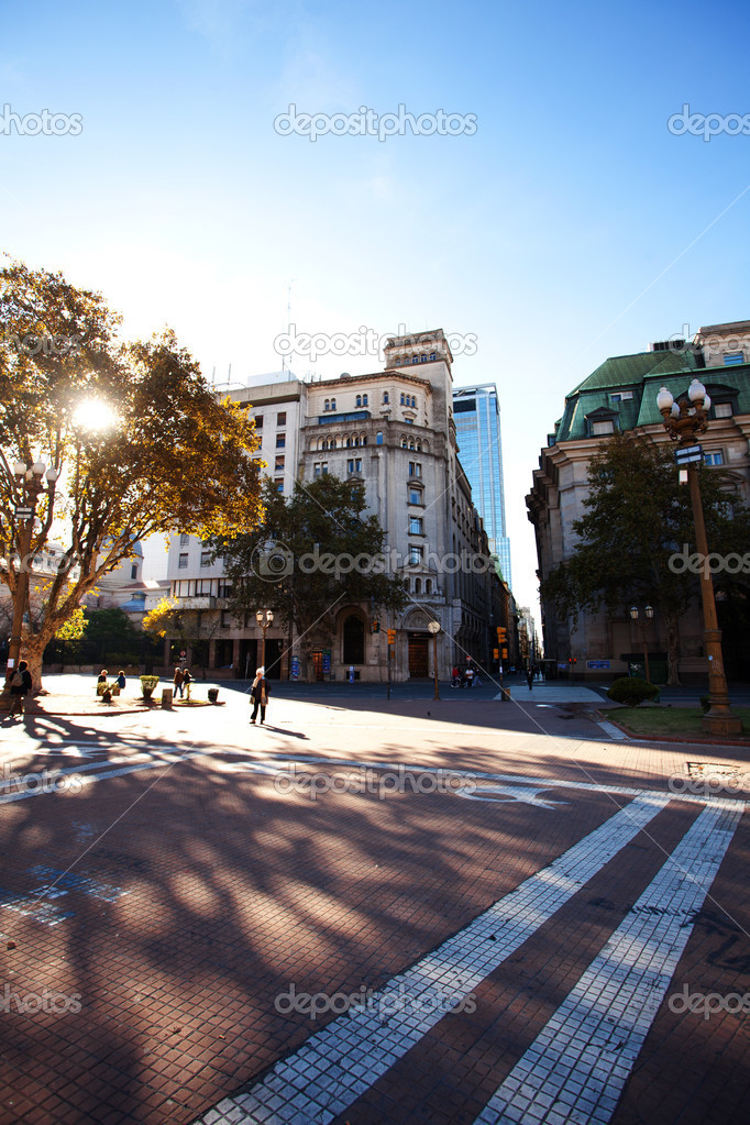 view of the Plaza de Mayo in Buenos Aires, Argentina