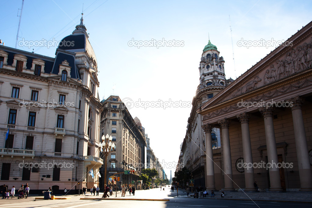 view of the Plaza de Mayo in Buenos Aires, Argentina