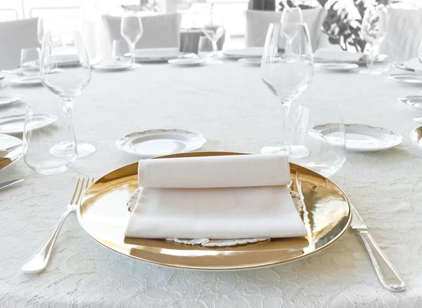 Wedding catering setting — Stock Photo, Image
