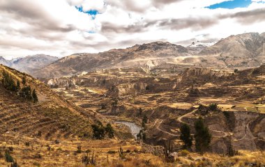 colca Kanyonu görünümü Panoraması