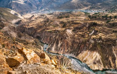 colca canyon görünümü genel bakış