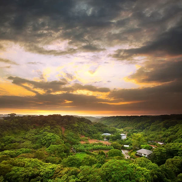 Country sunset — Stock Photo, Image
