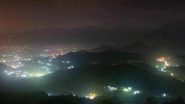 Waktu selang gunung dramatis — Stok Video