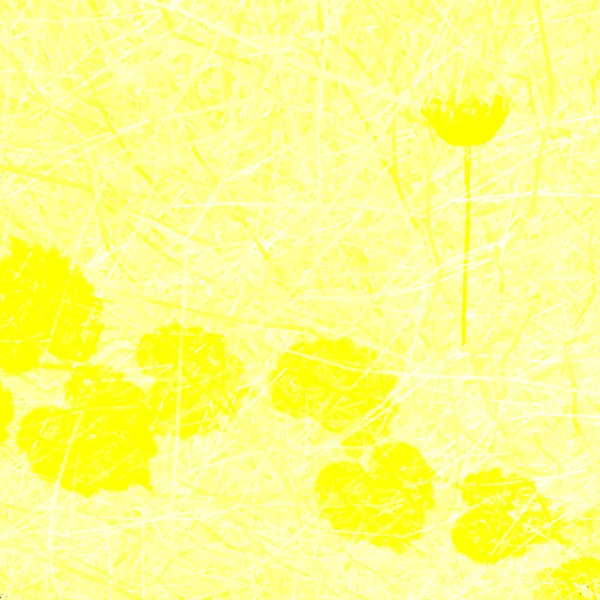 Natureza fundo amarelo — Fotografia de Stock