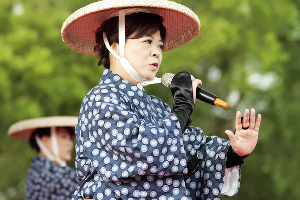 Espectáculo japonés Enka — Foto de Stock