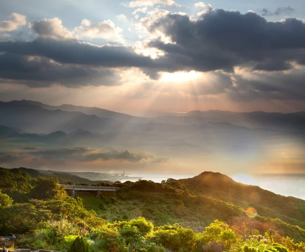 renkli sonbahar manzarası