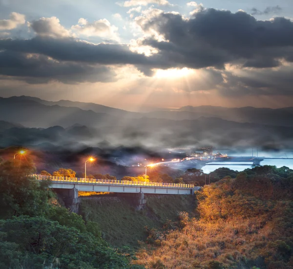 Paisagem de outono colorido — Fotografia de Stock