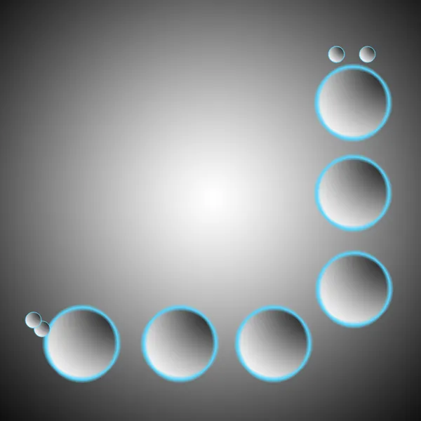 3D-cirkel voor webdesign — Stockfoto