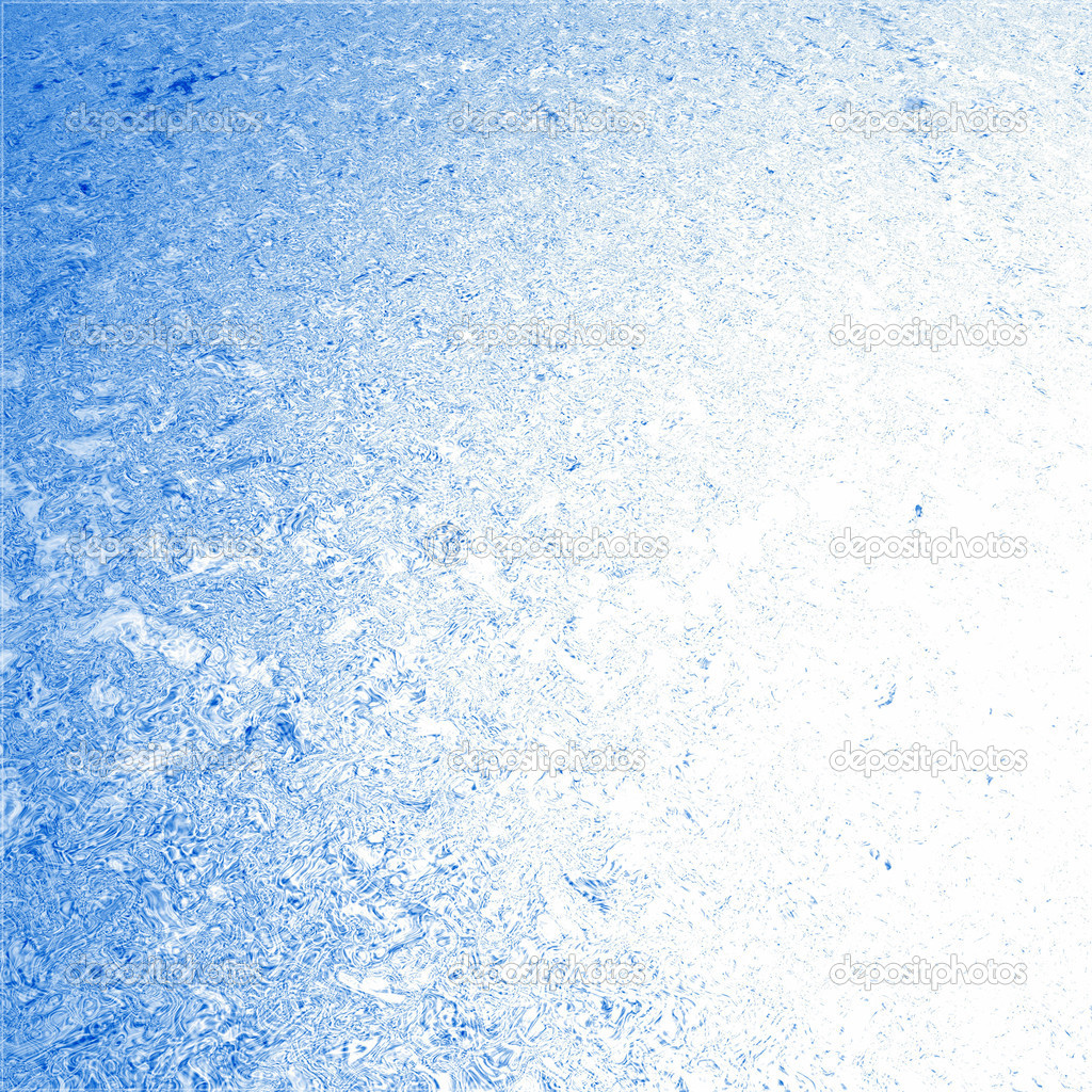 Deep blue ice water background