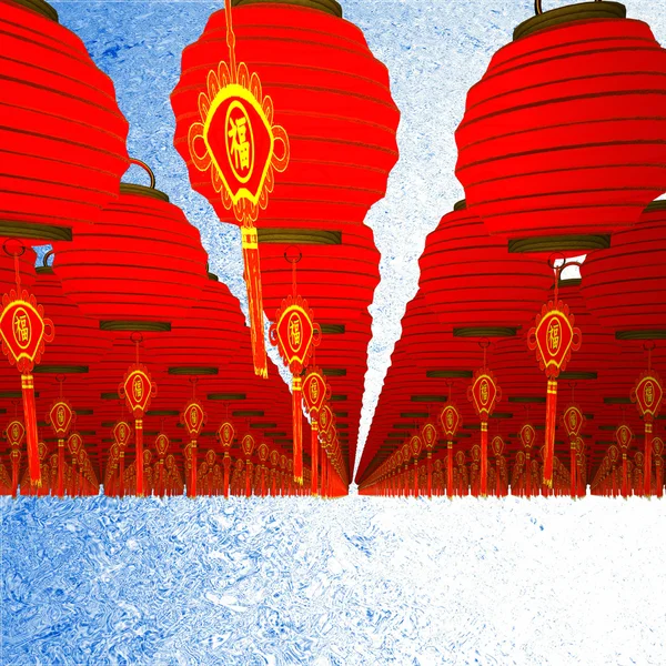 Chinese lantaarns — Stockfoto