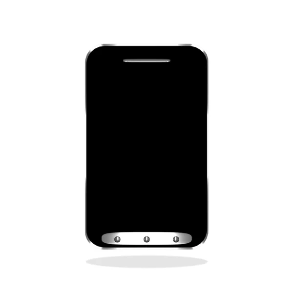 Сучасний смартфон з порожнім екраном — стокове фото