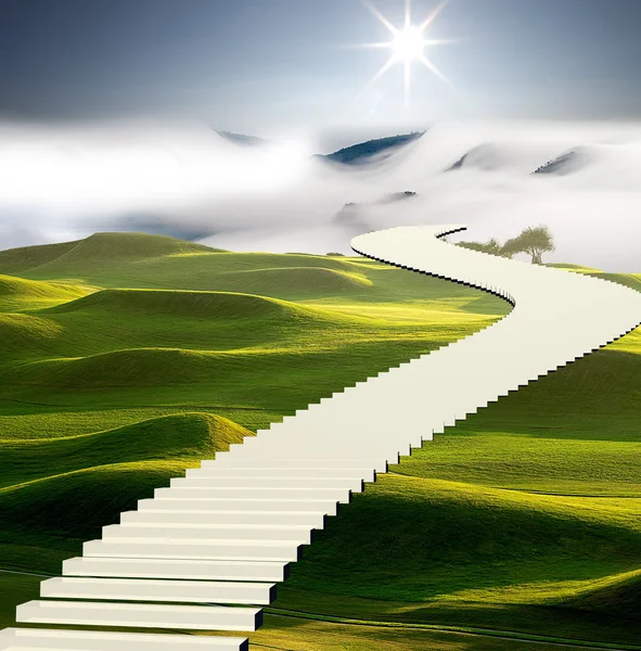 Stairway to the sky — Stock Photo, Image