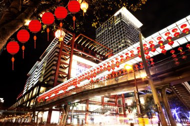 Gece sahnelerinde taipei City