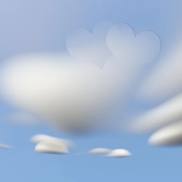 Nuvens com céu azul — Fotografia de Stock