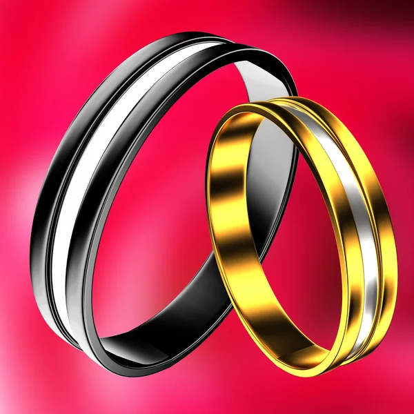 Nowoczesny pierścień — Zdjęcie stockowe