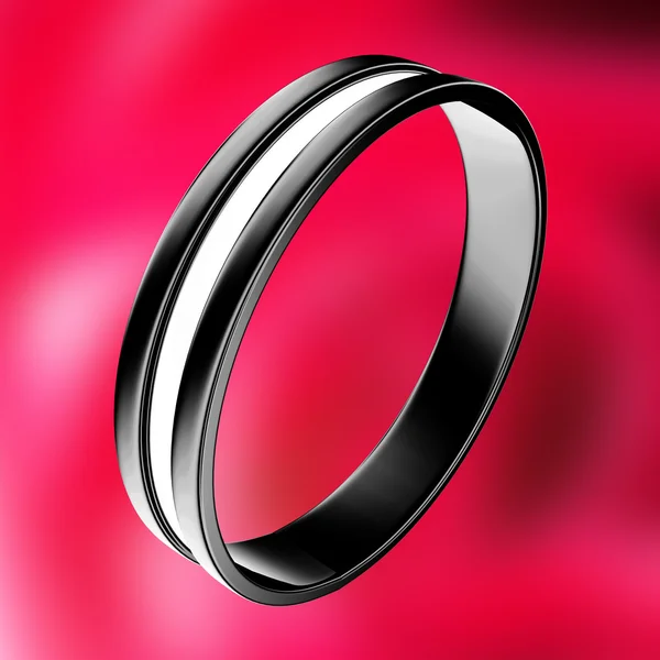 Moderní prsten — Stock fotografie