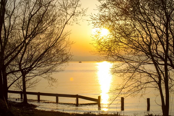 Japan Feng Park Sunset — Stock Photo, Image