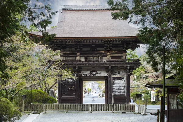 Bel tempio con sakura — Foto Stock