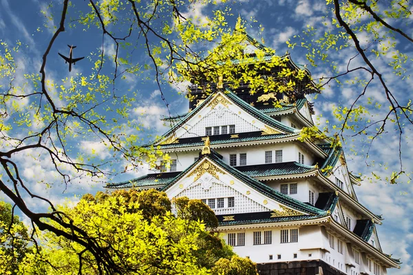 Castelo de Osaka em Osaka, Japão . — Fotografia de Stock