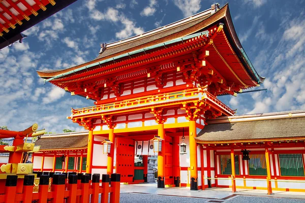 Fushimi-Inari Taisha Shrine - Кіото — стокове фото