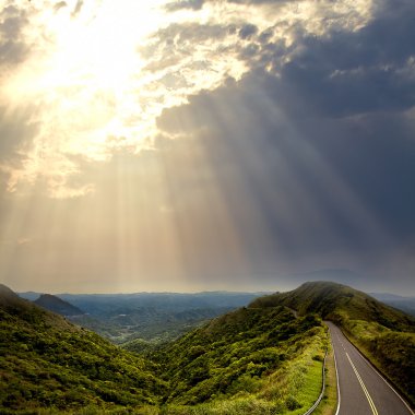 asfalt yol mountians için