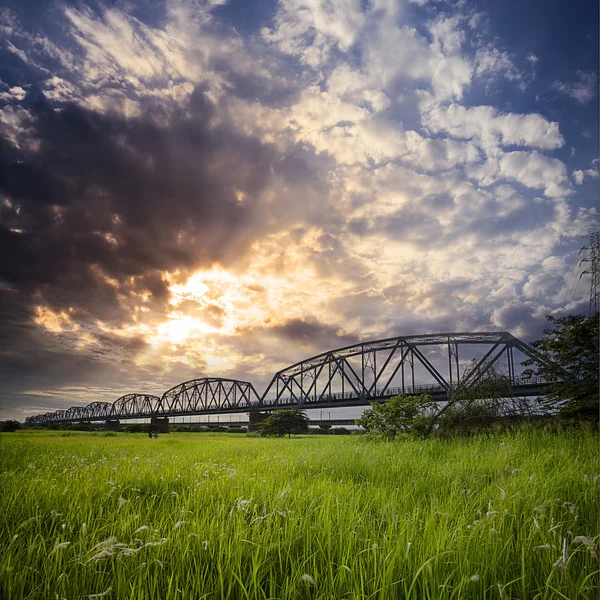 Alte Eisenbahnbrücke — Stockfoto