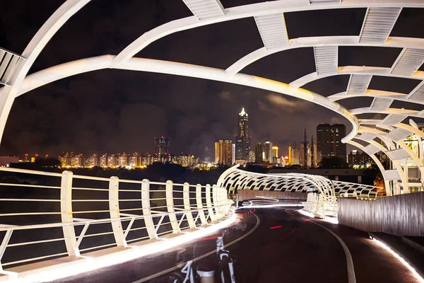 Beautiful night view of Kaohsiung — Stock Photo, Image