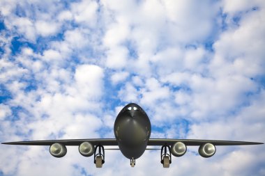 Jet uçağı bir gök