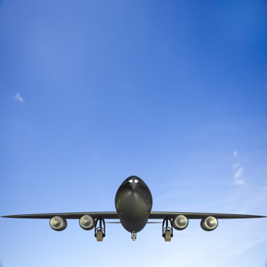 Jet uçağı bir gök