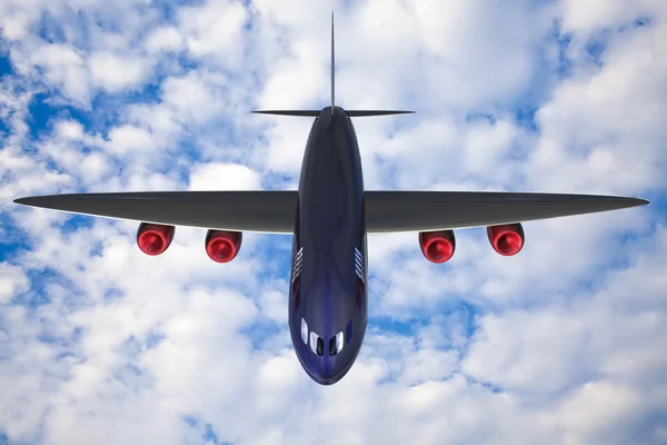 Aviones a reacción en el cielo —  Fotos de Stock