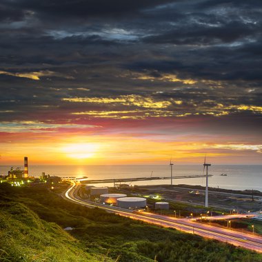 linkou termal alan sunset, Tayvan