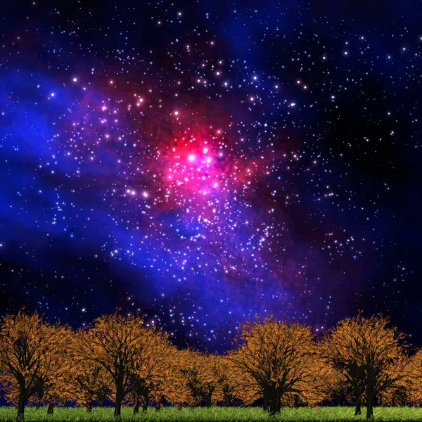 Красивая галактика — стоковое фото
