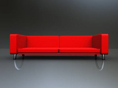 güzel arka plan ile kanepe